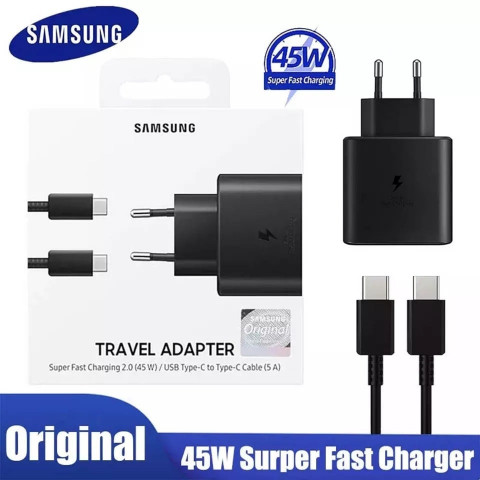 Samsung Chargeur Super Rapide 45W + Cable USB C Vers USB C - Original prix  tunisie 